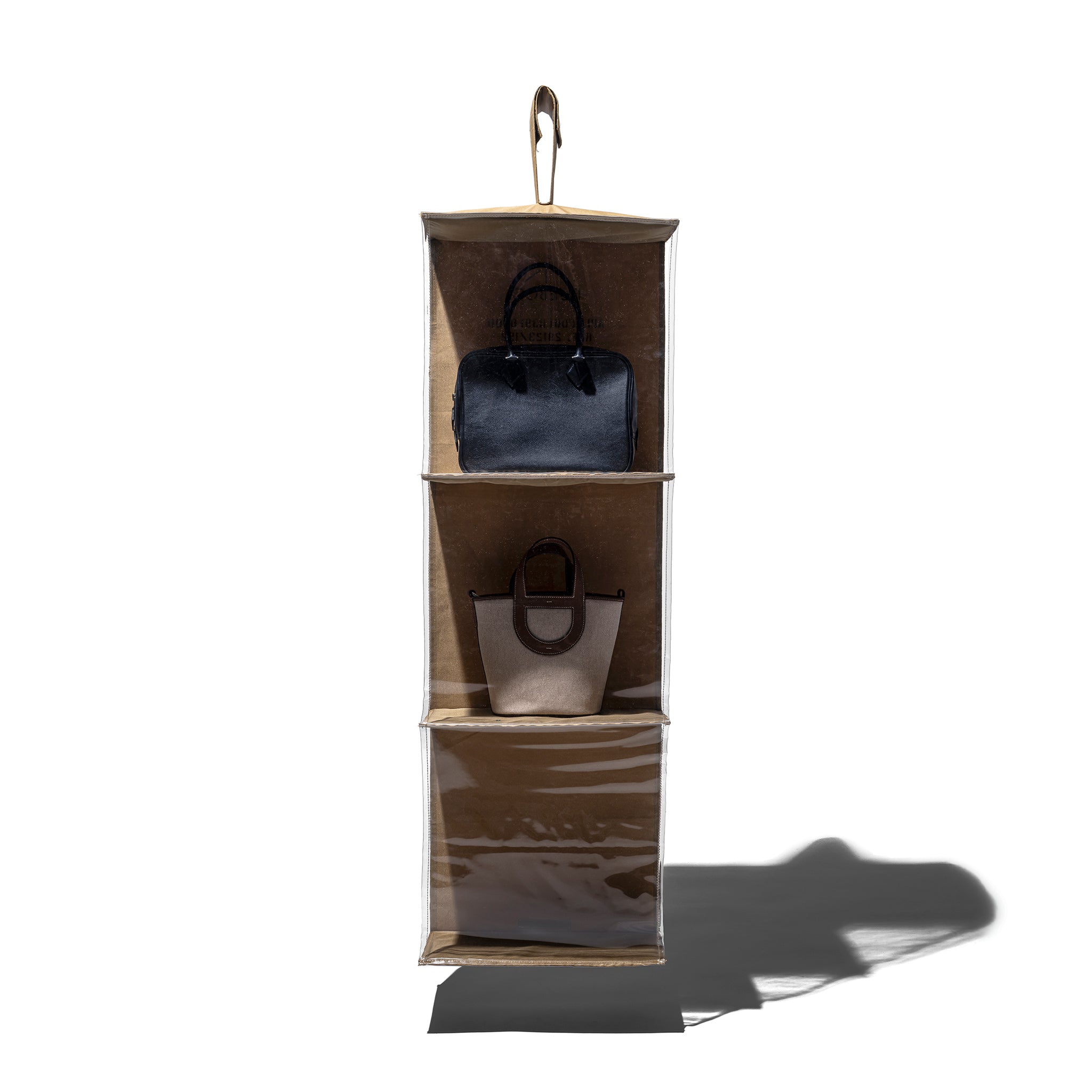 RUBBERIZED FABRIC HANGING ORGANIZER / BAG 3 Shelves – PUEBCO