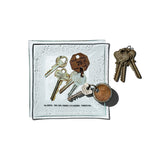PRINTED GLASS TRAY / Key