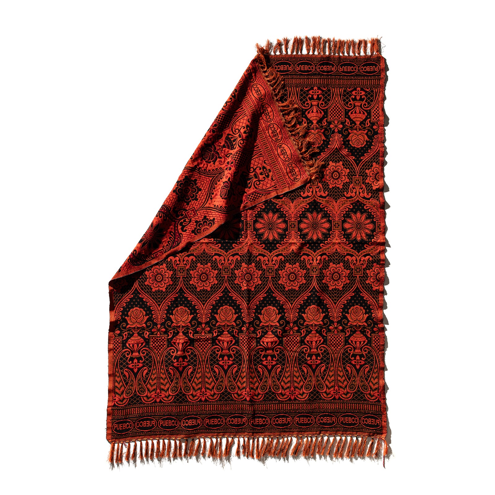 必ず説明文を読んで下さい⭐︎プエブコのラグ　2250 x 3000mm REVERSIBLE JACQUARD RUG / Black – PUEBCO ONLINE STORE