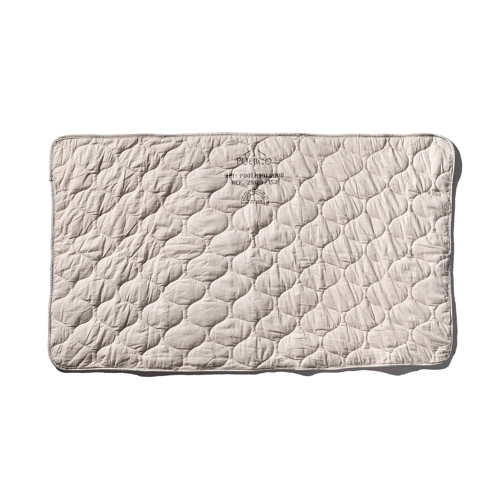VINTAGE PARACHUTE LINE QUILTED BLANKET / White – PUEBCO