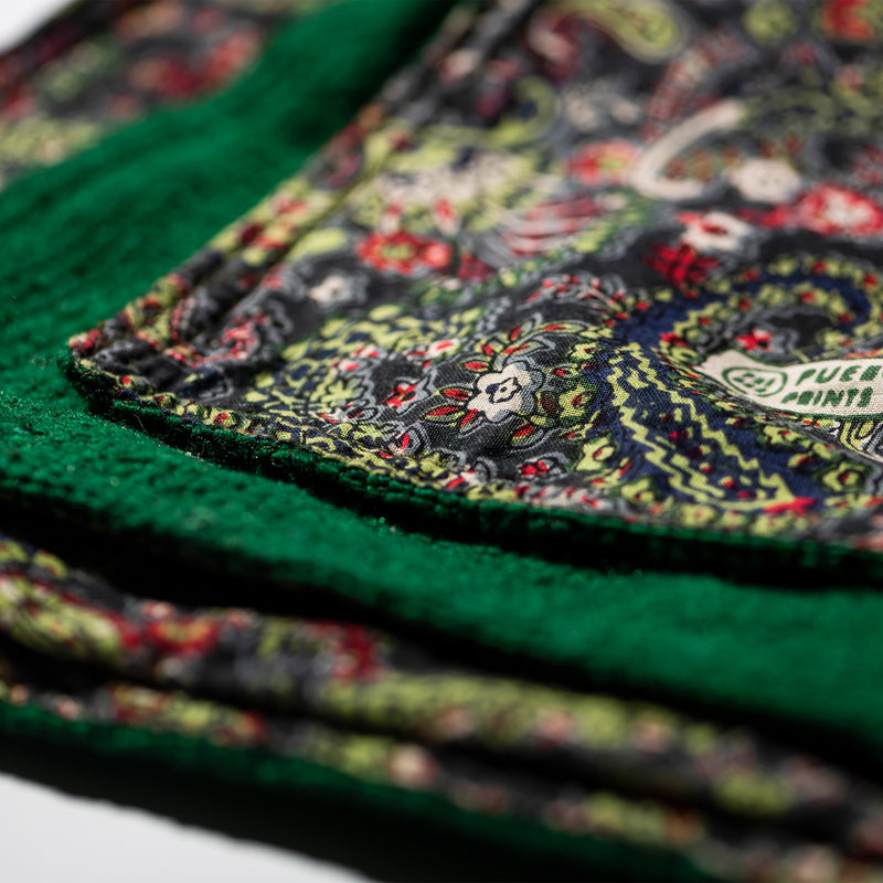 REVERSIBLE NAP MAT / PAISLEY x GREEN