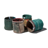 COVERED VINTAGE KANTHA QUILT ORGANIZER