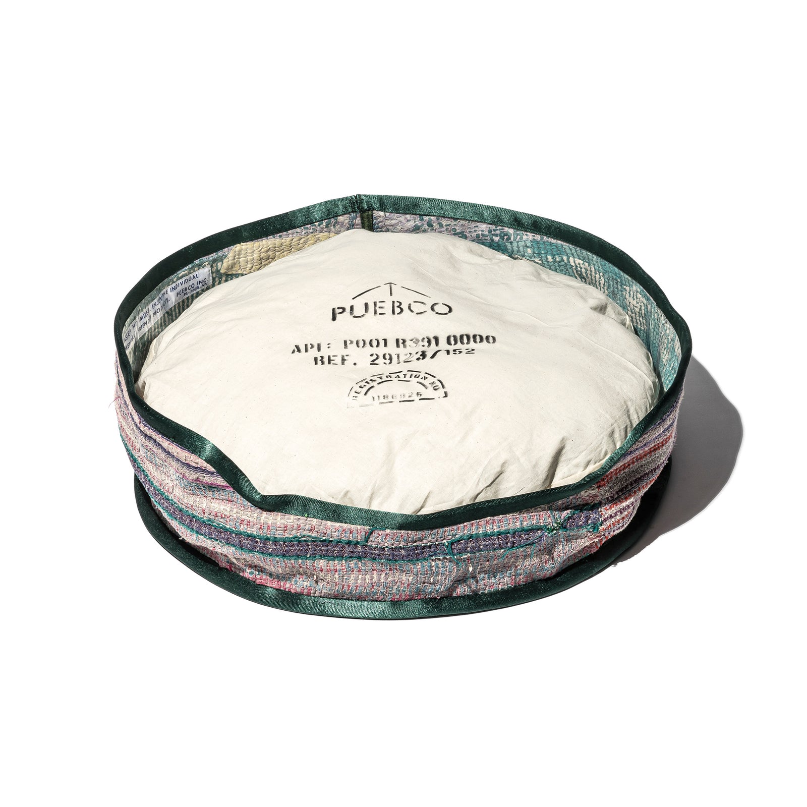 VINTAGE KANTHA QUILT PET BED W/CUSHION – PUEBCO ONLINE STORE VINTAGE KANTHA QUILT PET BED W/CUSHION – PUEBCO ONLINE STORE