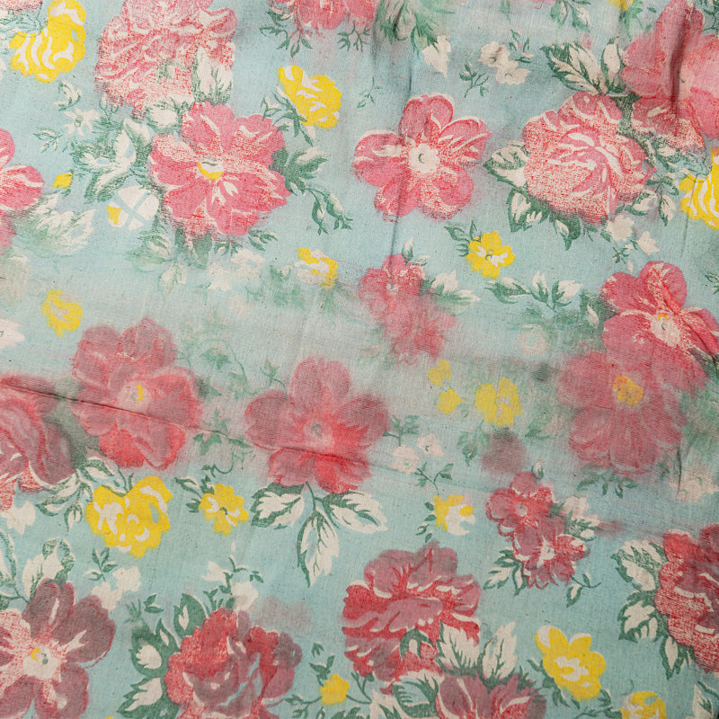 PUFFY NAP MAT / FLOWER x STRIPE