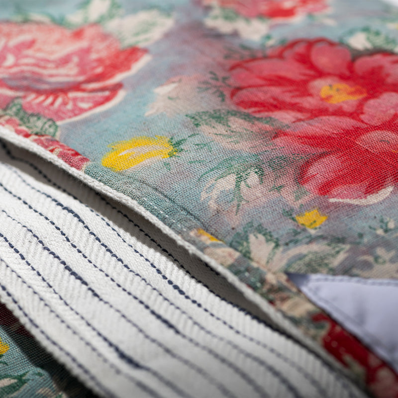 PUFFY NAP MAT / FLOWER x STRIPE