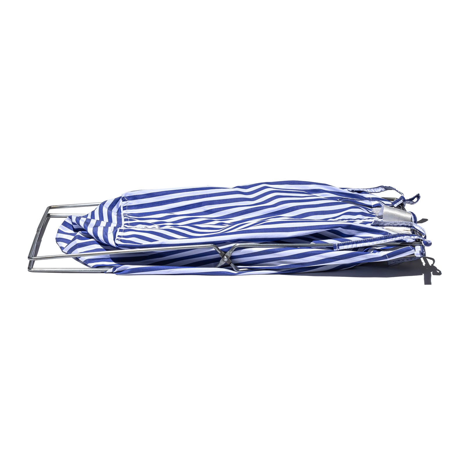 SHIRT FABRIC FOLDING LAUNDRY BASKET / Blue Narrow Stripe – PUEBCO 