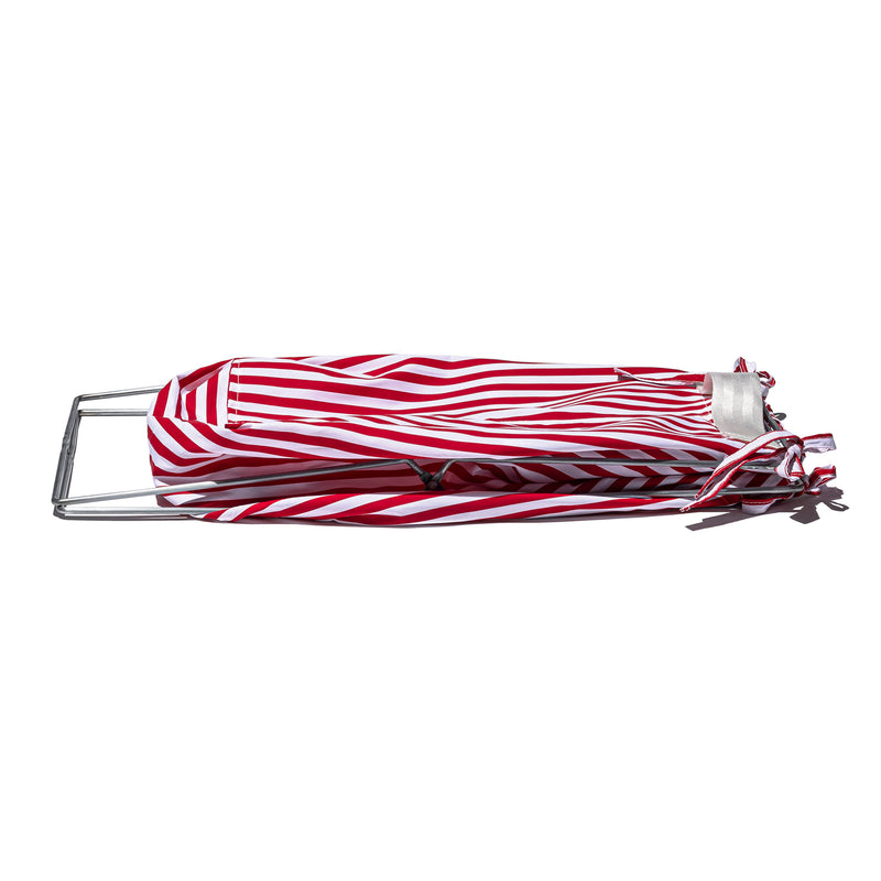 SHIRT FABRIC FOLDING LAUNDRY BASKET / Red Narrow Stripe – PUEBCO