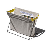 FOLDING BAG STORAGE FOR CAFÉ / Ivory - Black Mix