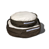 VINTAGE MATERIAL PET BED W/CUSHION / Large