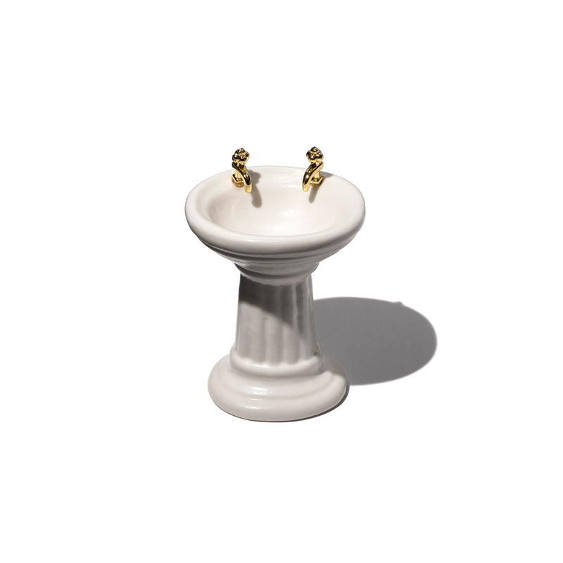 BATHROOM JEWELRY TRAY / Pedestal Sink