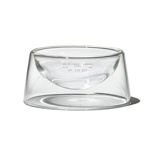 BOROSILICATE GLASS PET BOWL