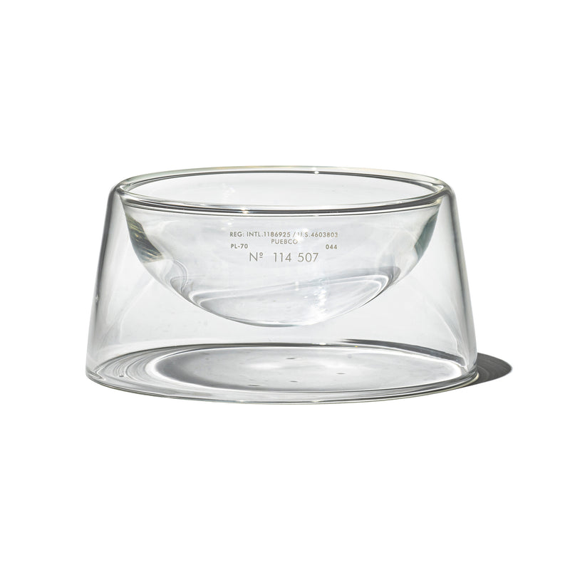 BOROSILICATE GLASS PET BOWL