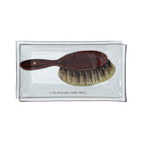 PRINTED GLASS TRAY / Hair Brush