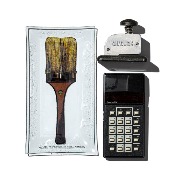 PRINTED GLASS TRAY / Paint Brush – PUEBCO ONLINE STORE