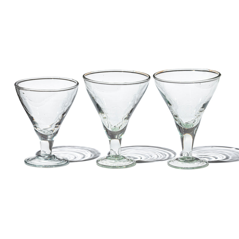 BLOW GLASS DESSERT CUP / Triangle