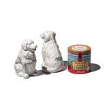 CERAMIC SALT & PEPPER SHAKER SET / Golden Retriever