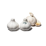 CERAMIC SALT & PEPPER SHAKER SET / Garlic