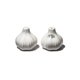 CERAMIC SALT & PEPPER SHAKER SET / Garlic