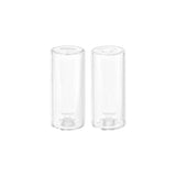 BOROSILICATE GLASS SALT & PEPPER SHAKERS