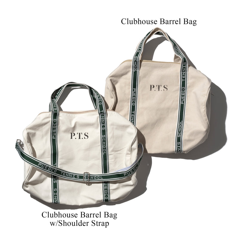 CLUBHOUSE BARREL BAG W/SHOULDER STRAP – PUEBCO ONLINE STORE