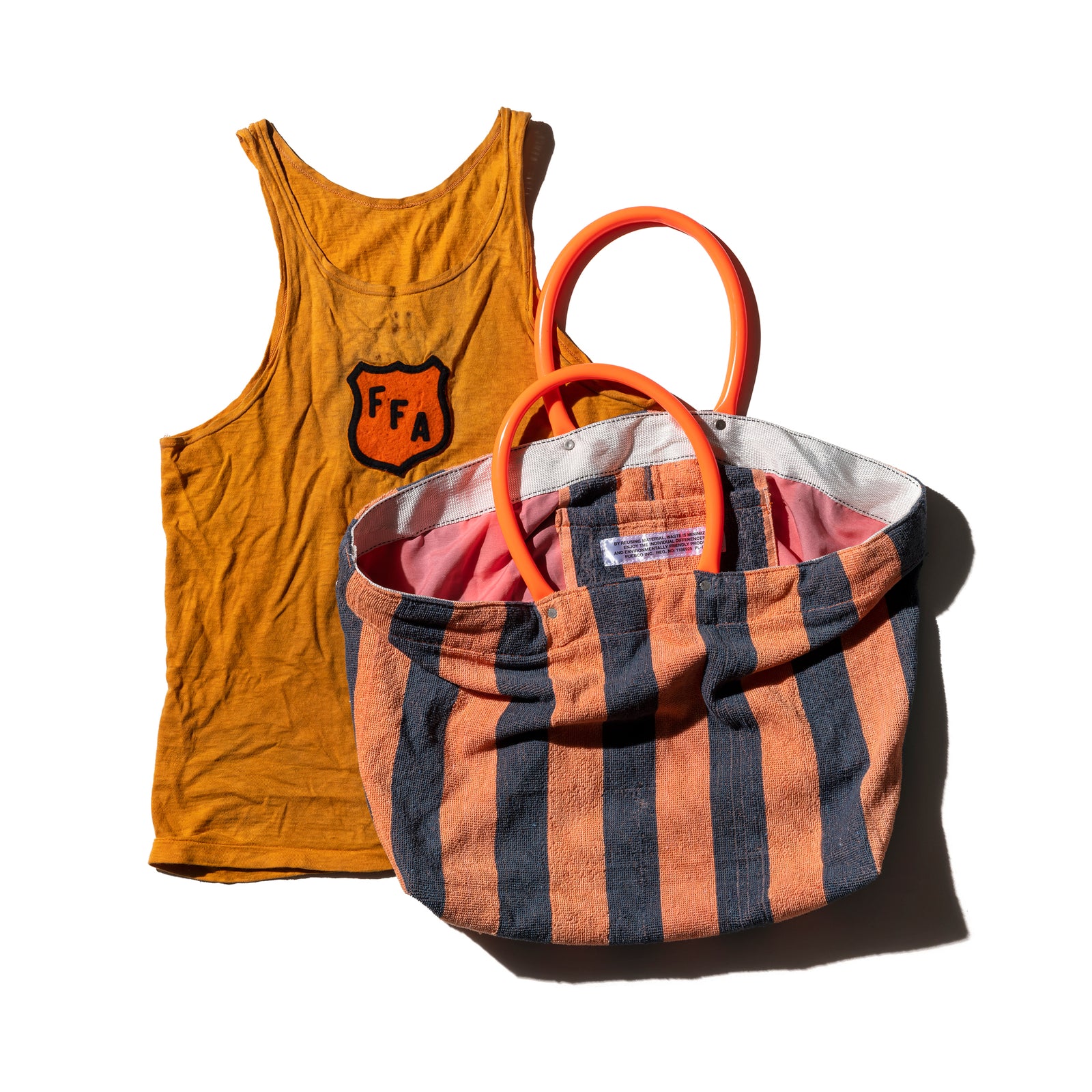 POOL BAG SINGLE COLOR LINING / Orange x Black – PUEBCO ONLINE STORE
