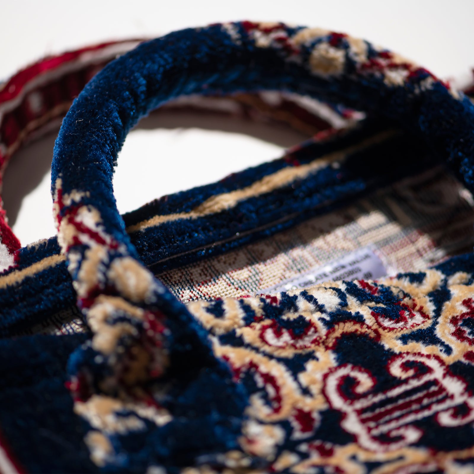 RUG FABRIC BAG / Navy Blue – PUEBCO ONLINE STORE