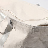 LAMINATED FABRIC x VINTAGE FABRIC BAG
 / 60 x 30