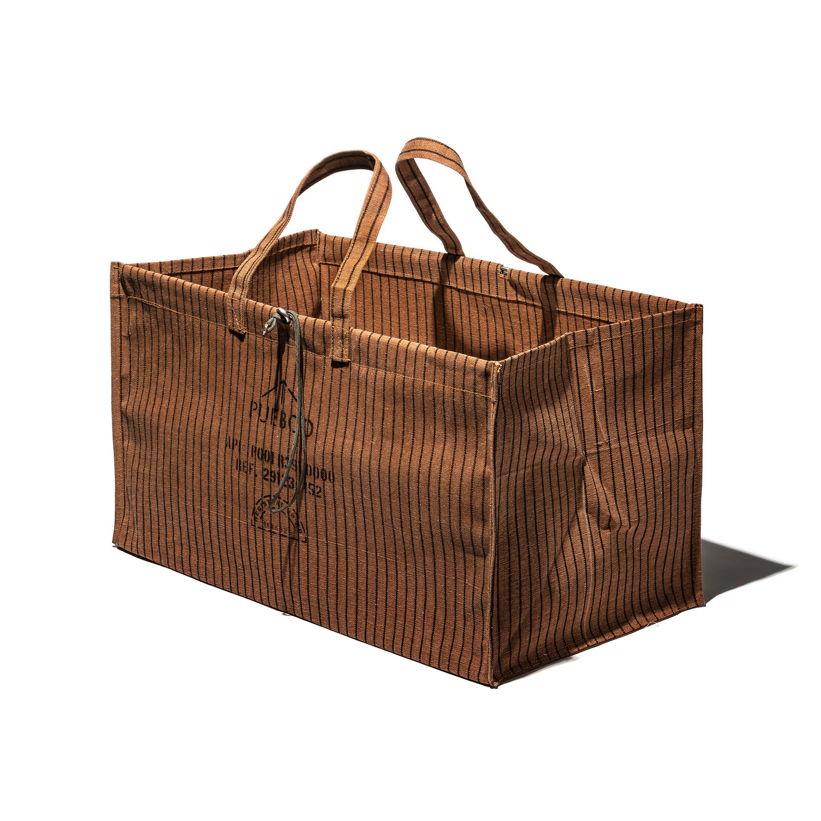 WAXED CANVAS LARGE BAG / Brown – PUEBCO ONLINE STORE WAXED CANVAS LARGE BAG / Brown – PUEBCO ONLINE STORE