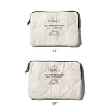 QUILTED LAPTOP CASE / 15"