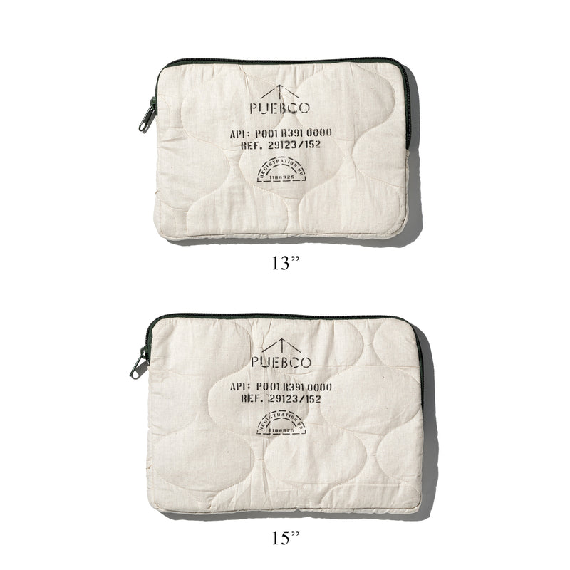 QUILTED LAPTOP CASE / 15"