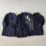 VINTAGE WOOL GARMENTS ZIP TOTE / Blue Lining