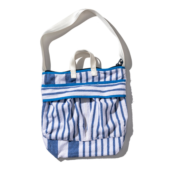 STRIPED TOWEL HELMET BAG