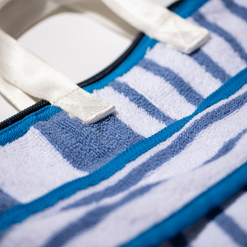 STRIPED TOWEL HELMET BAG