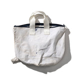VINTAGE POSTAL BAG CONVERTED TO TOTE W/ZIPPER