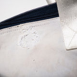 VINTAGE POSTAL BAG CONVERTED TO TOTE W/ZIPPER