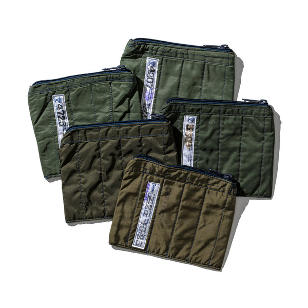 VINTAGE BRAKE PARACHUTE QUILTED POUCH