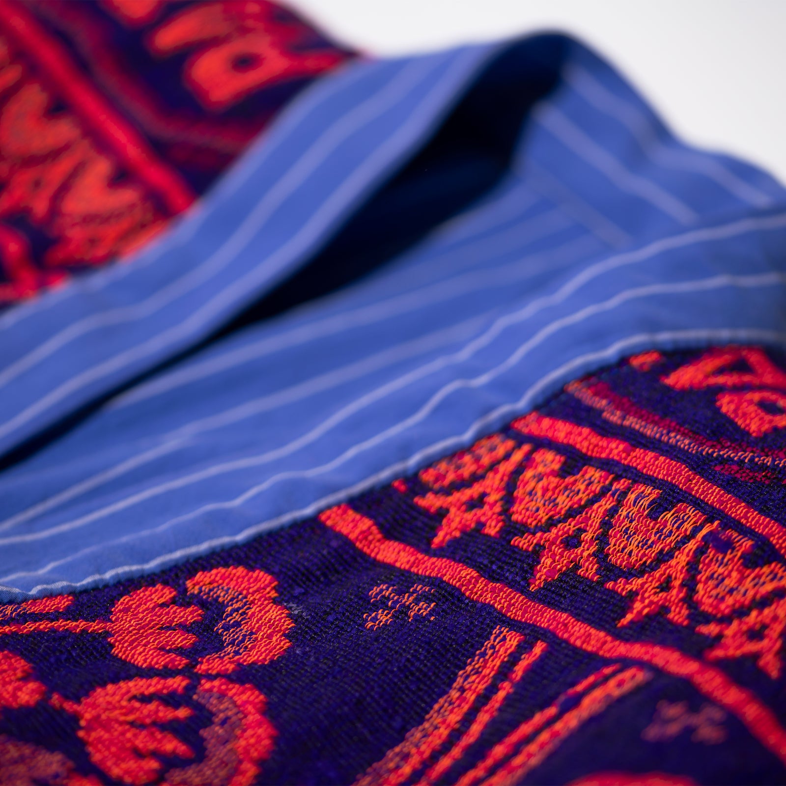 RUG FABRIC REVERSIBLE GOWN / Navy Blue – PUEBCO ONLINE STORE