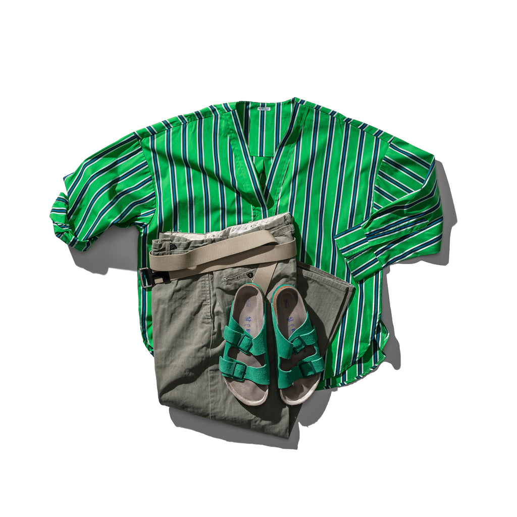 ★関税/送料込★Grove★Stripe Sand T-shirt WAREHOUSECO_4087SSBORDERTEE_OF