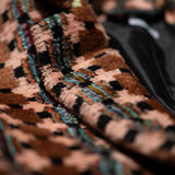 COLLARED COAT: TRUCK SEAT FABRIC