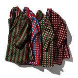 COLLARED COAT: TRUCK SEAT FABRIC