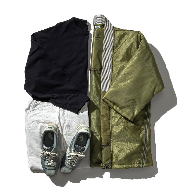 HANTEN JACKET: VINTAGE PARACHUTE / Olive