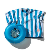 POOL OVER TEE / Blue x White