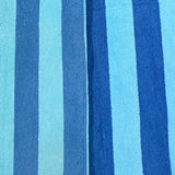 REVERSIBLE SHORT ROBE / Blue x Light Blue