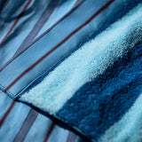 REVERSIBLE SHORT ROBE / Blue x Light Blue