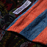 REVERSIBLE SHORT ROBE / Orange x Blue