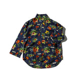 PULLOVER SHIRT: FLOWER PRINT