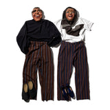COMFORT PANTS: COTTON MULTI STRIPE