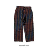 COMFORT PANTS: COTTON MULTI STRIPE