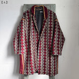 COLLARED COAT: TRUCK SEAT FABRIC