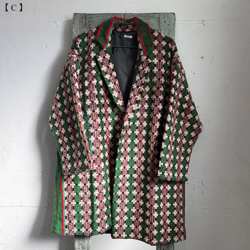 COLLARED COAT: TRUCK SEAT FABRIC – PUEBCO ONLINE STORE